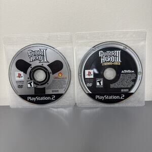 Guitar Hero II & III: Legends of Rock (Sony PlayStation 2, PS2)